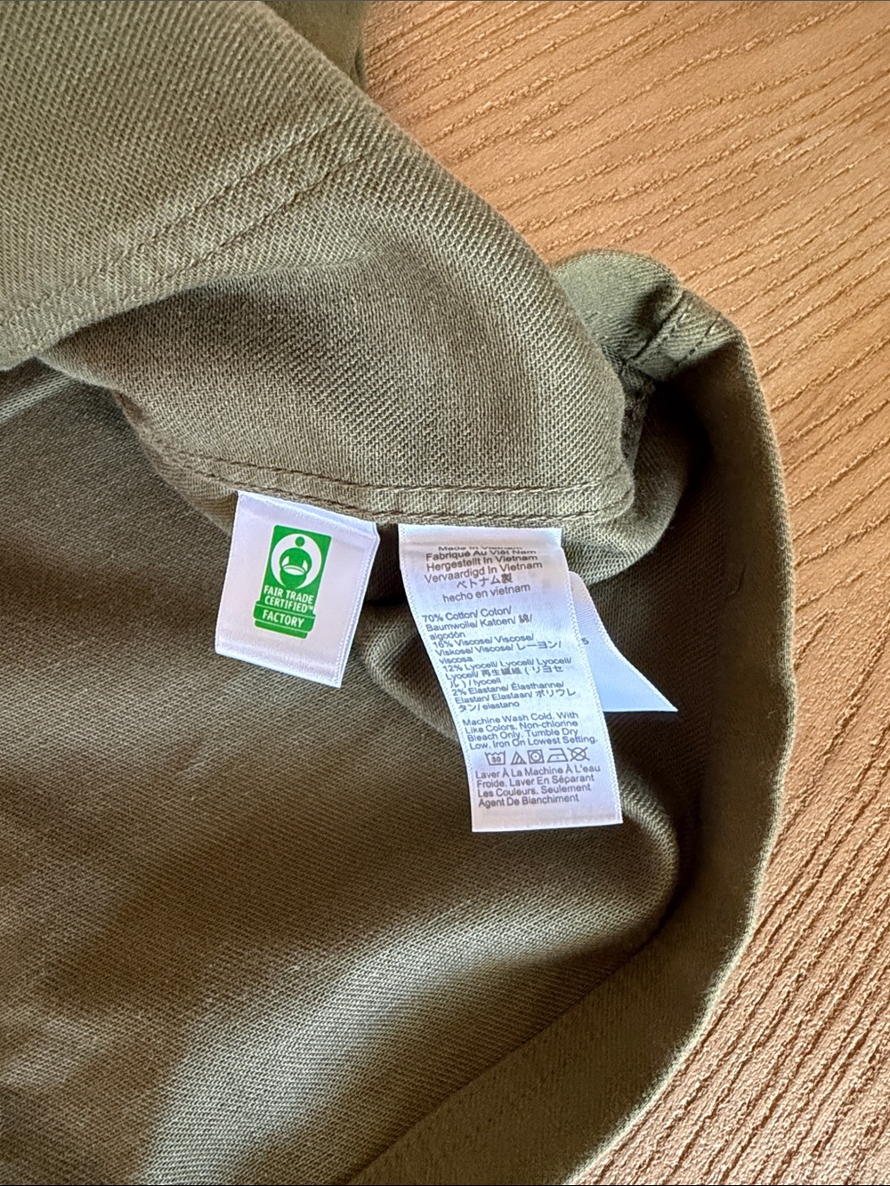 J. Crew Olive Green Cotton Chore Jacket - Picture 4 of 4